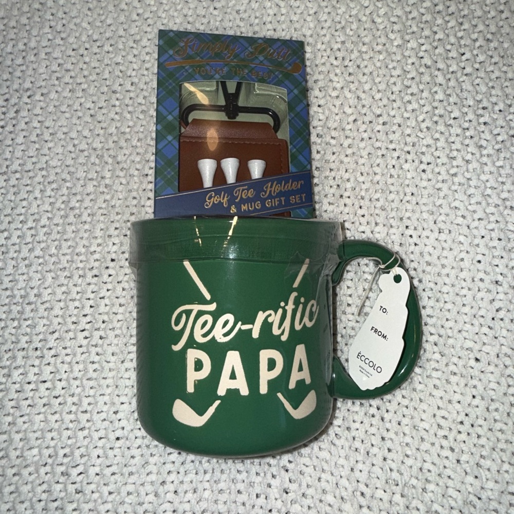 Eccolo Green 'Tee-rific Papa' Golf Mug Gift Set